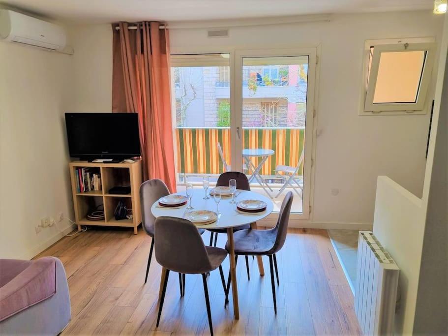 Appartement Studio Nice, Avenue Des Fleurs, Climatise Extérieur photo